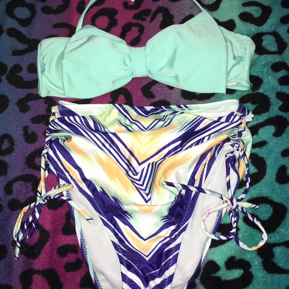 High waisted swimsuit